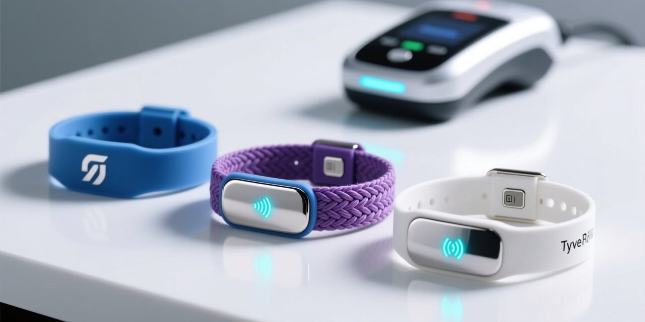 blog-cover-1782268135716 RFID wristband types for event access control and cashless payment, including silicone, fabric, and Tyvek wristbands