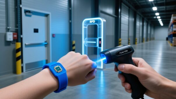blog-cover-1782268376268 Comparison of RFID wristband frequencies LF, HF, UHF, and NFC with chip examples and range indicators