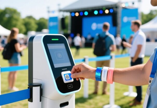 Vinyl RFID wristband for multi-day event access control and identification