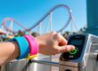 RFID silicone wristband for season pass integration at theme parks