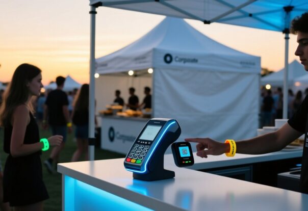 blog-cover-1787641844221 Cashless festival payment with RFID wristband at vendor POS terminal