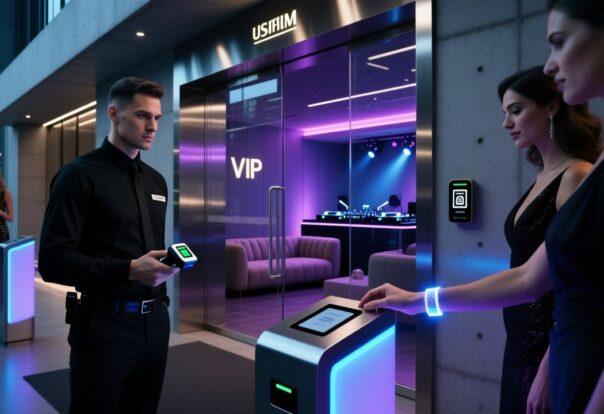 blog-cover-1787642892921 RFID wristbands for nightclub age verification and VIP access on a bar counter