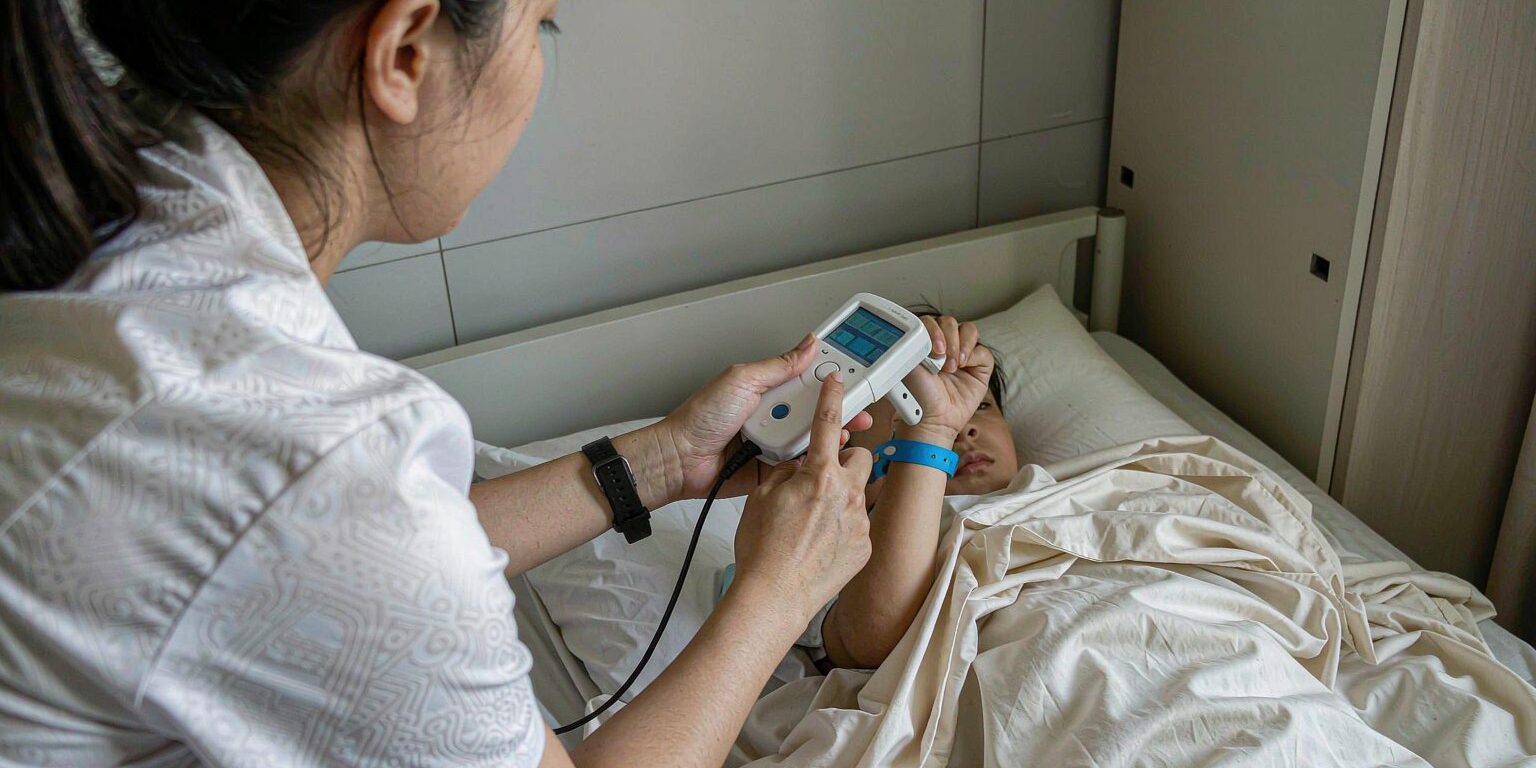 blog-cover-1791940152404 Nurse scanning RFID patient wristband in modern US hospital for medication safety