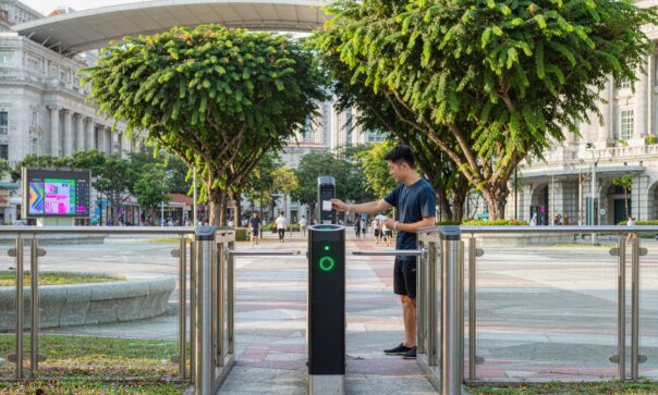 Smart city RFID wristband access control in Southeast Asia urban infrastructure